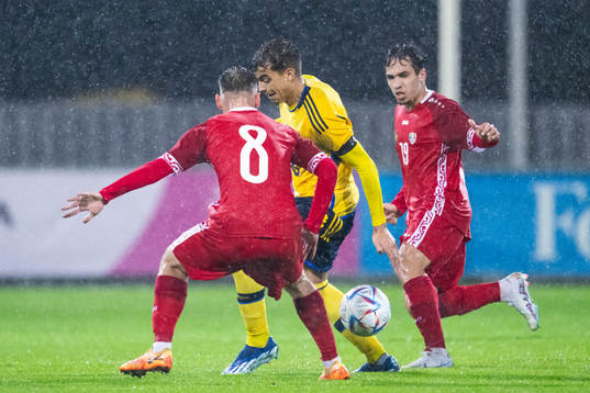 Yasin Ayari of Sweden and Vicu Bulmaga of Moldova