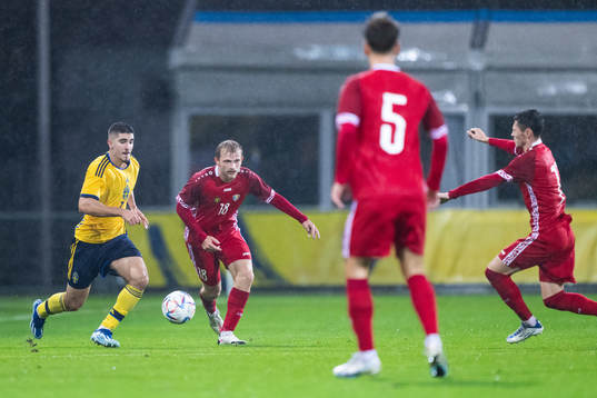 Mayckel Lahdo of Sweden and Nichita Covali of Moldova