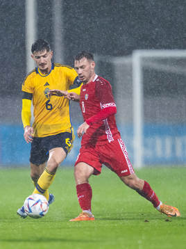 Armin Gigovic of Sweden and Vicu Bulmaga of Moldova