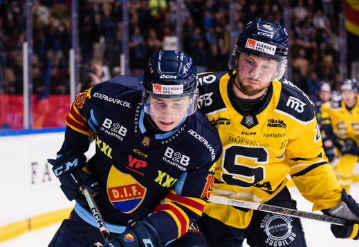 Djurgårdens Frederik Schlyter och Södertäljes Daniel