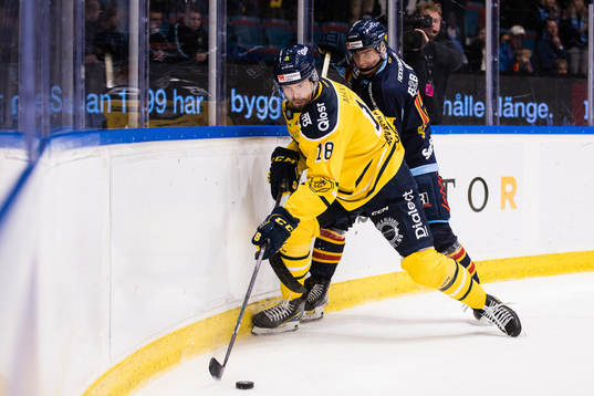 Södertäljes Linus Videll och Djurgårdens Frederik