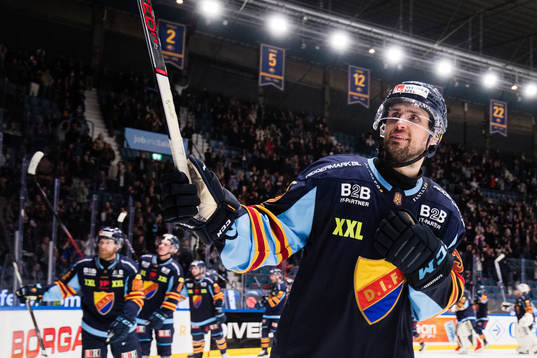 Djurgårdens Marcus Krüger jublar
