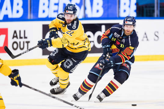 Södertäljes Jacob Bjerselius och Djurgårdens Linus Klasen