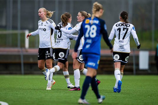 Cesilie Andreassen of Rosenborg celebrates