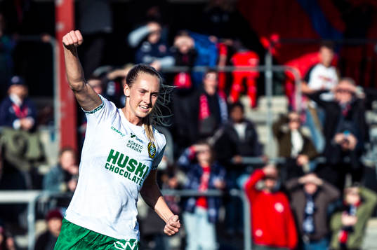 Hammarbys Ellen Wangerheim jublar