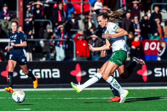 Hammarbys Ellen Wangerheim gör 1-1