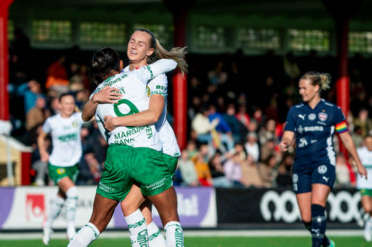 Hammarbys Ellen Wangerheim jublar