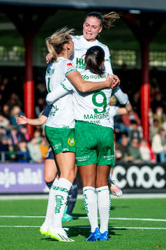 Hammarbys Ellen Wangerheim jublar