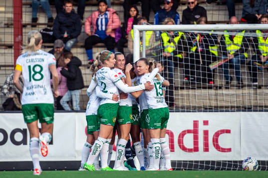 Hammarbys Ellen Wangerheim jublar