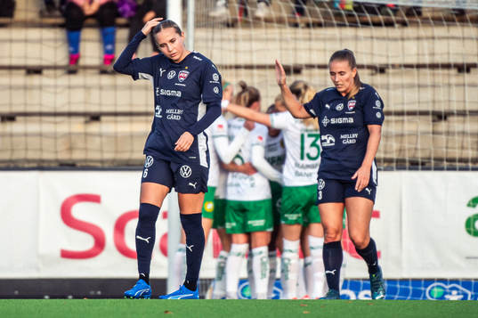 FC Rosengårds Ria Noora Minerva Öling deppar