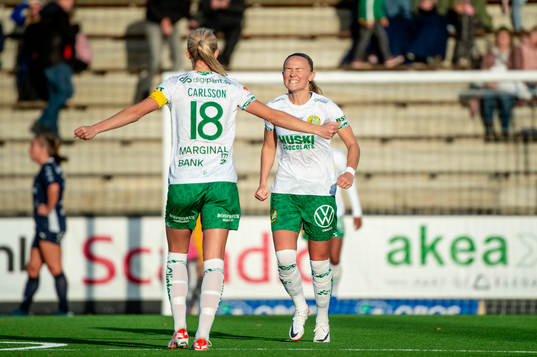 Hammarbys spelare jublar