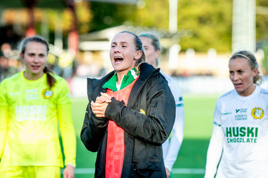 Hammarbys Ellen Wangerheim jublar