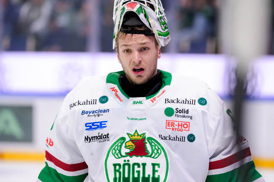 Rögles målvakt Petr Kvaca deppar