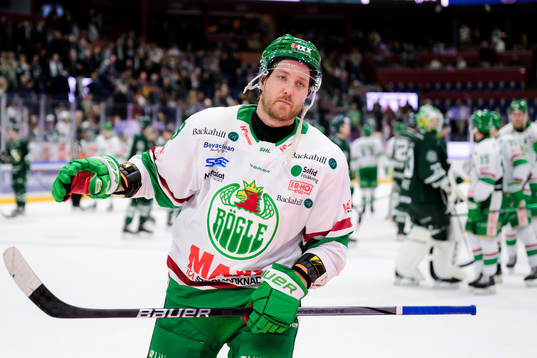 Rögles Linus Sandin deppar