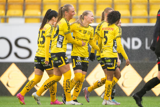Elfsborgs spelare jublar