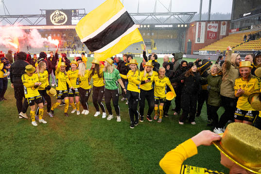 Elfsborgs spelare jublar