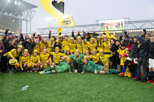 Elfsborgs spelare jublar