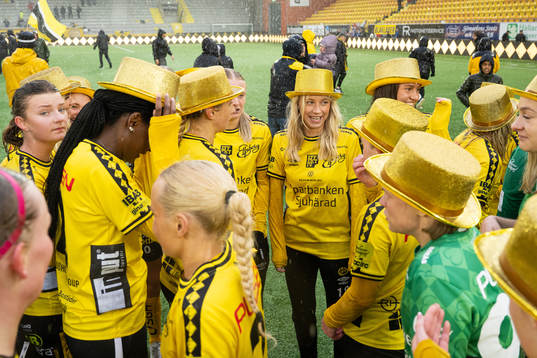 Elfsborgs spelare jublar