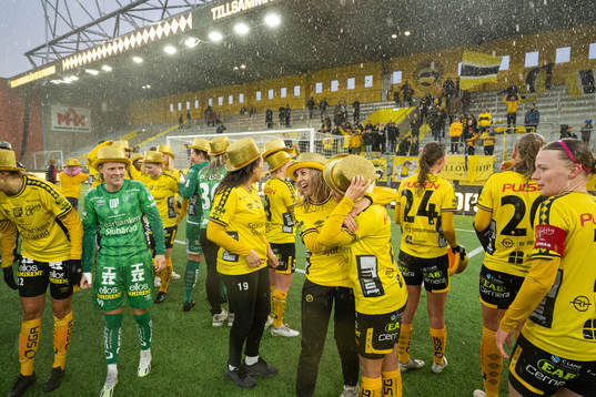 Elfsborgs spelare jublar