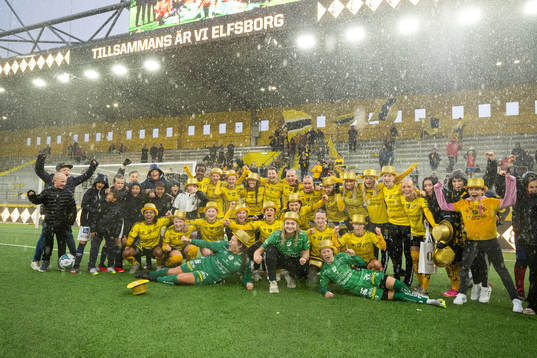 Elfsborgs spelare jublar