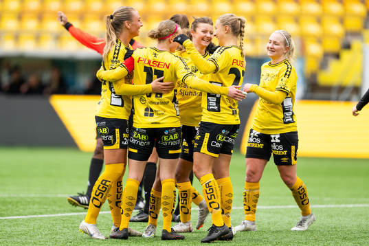Elfsborgs spelare jublar