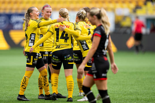 Elfsborgs spelare jublar