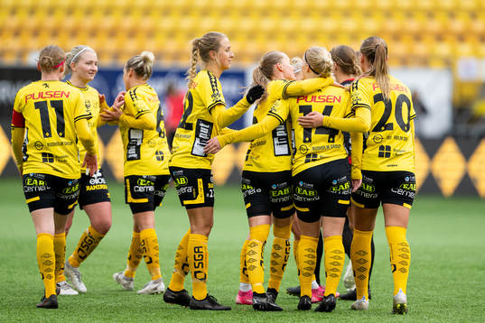 Elfsborgs spelare jublar
