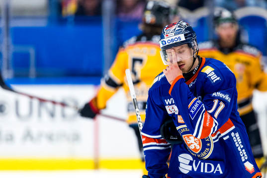 Växjö Lakers Kalle Kossila deppar