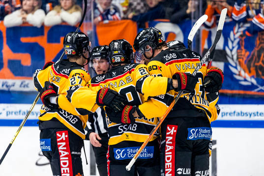 Luleås spelare jublar