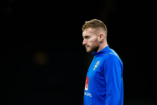 Dejan Kulusevski of the Swedish football national team at a