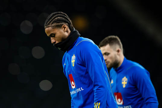 Jens Cajuste of the Swedish football national team at a