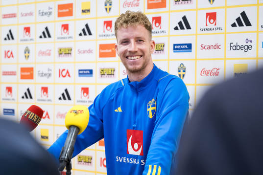 Samuel Gustafson of the Swedish football national team