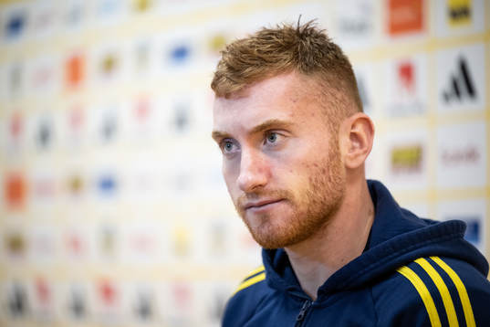 Dejan Kulusevski of the Swedish football national team