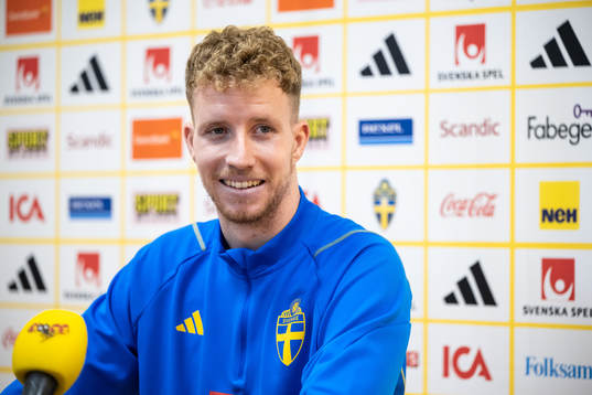 Samuel Gustafson of the Swedish football national team