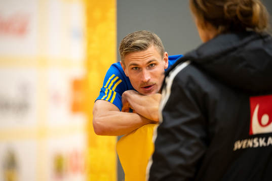 Carl Starfelt of the Swedish football national team