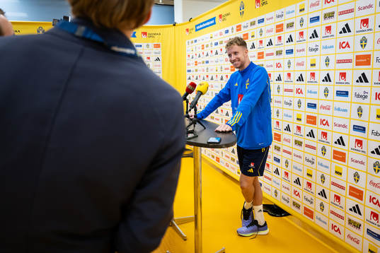 Samuel Gustafson of the Swedish football national team