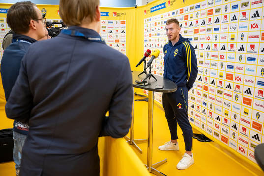 Dejan Kulusevski of the Swedish football national team