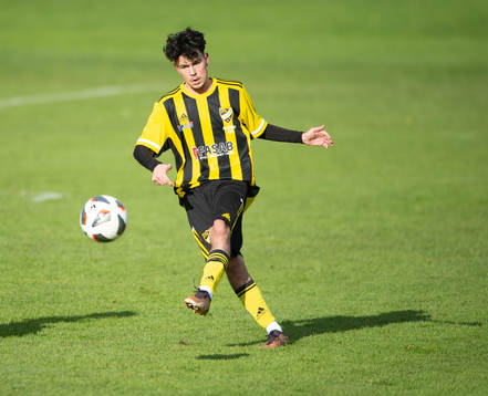 IFK Hässleholms Albion Dibrani i matchen i div. 1 för