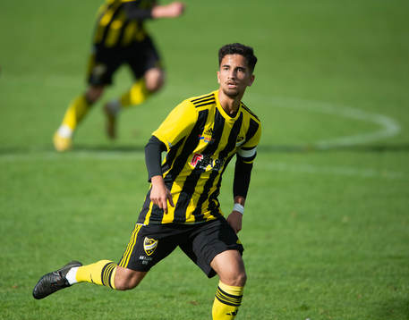IFK Hässleholms Jan Alsalo i matchen i div. 1 för P17,