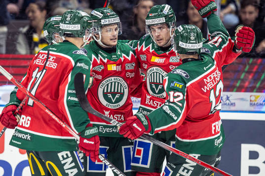 Frölunda HCs Malte Strömwall jublar