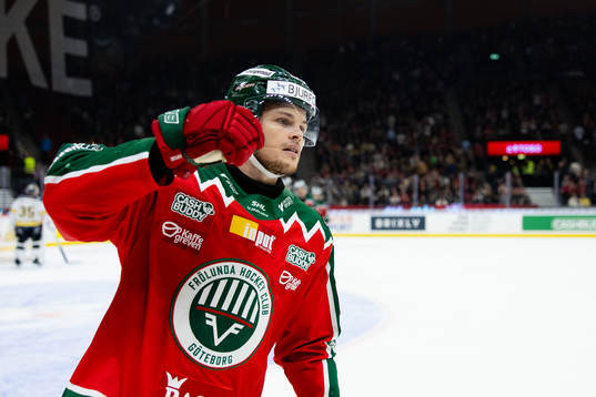 Frölundas Malte Strömwall jublar