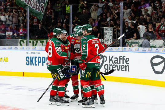 Frölundas Isac Heens jublar