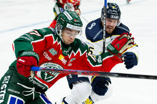 Frölundas Isac Born och HV71s Mikael Seppälä