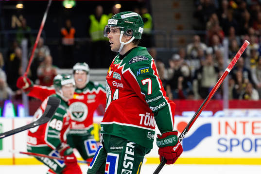 Frölundas Henrik Tömmernes jublar
