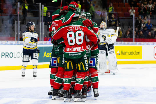 Frölundas Henrik Tömmernes jublar