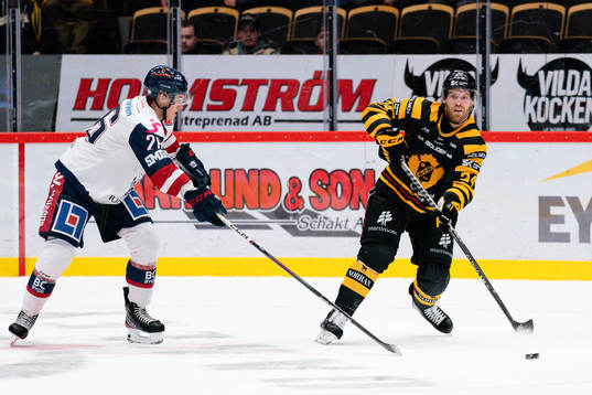 Linköpings Fabian Wagner och Skellefteås Oscar Lindberg