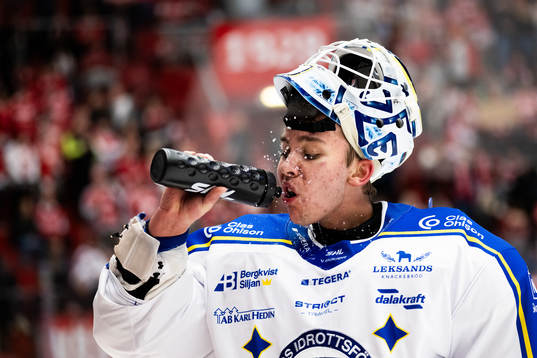 Leksands målvakt Marcus Gidlöf