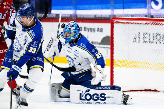 Leksands målvakt Filip Larsson