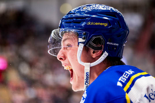 Leksands Anton Johansson jublar