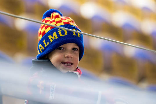 En ung Malmösupporter